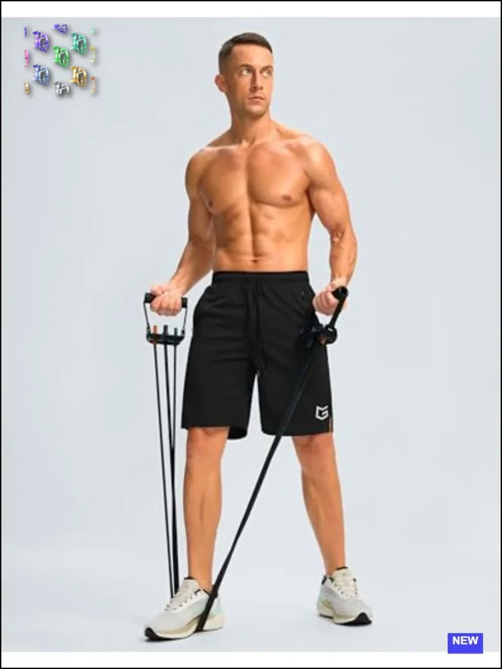 Men's Athletic Shorts with Zipper Pockets 9/11